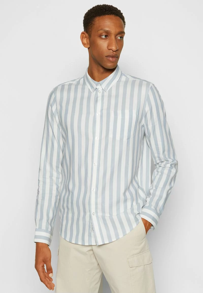 Pier One Uomo Camicia - Light Blue/white - immagine 5