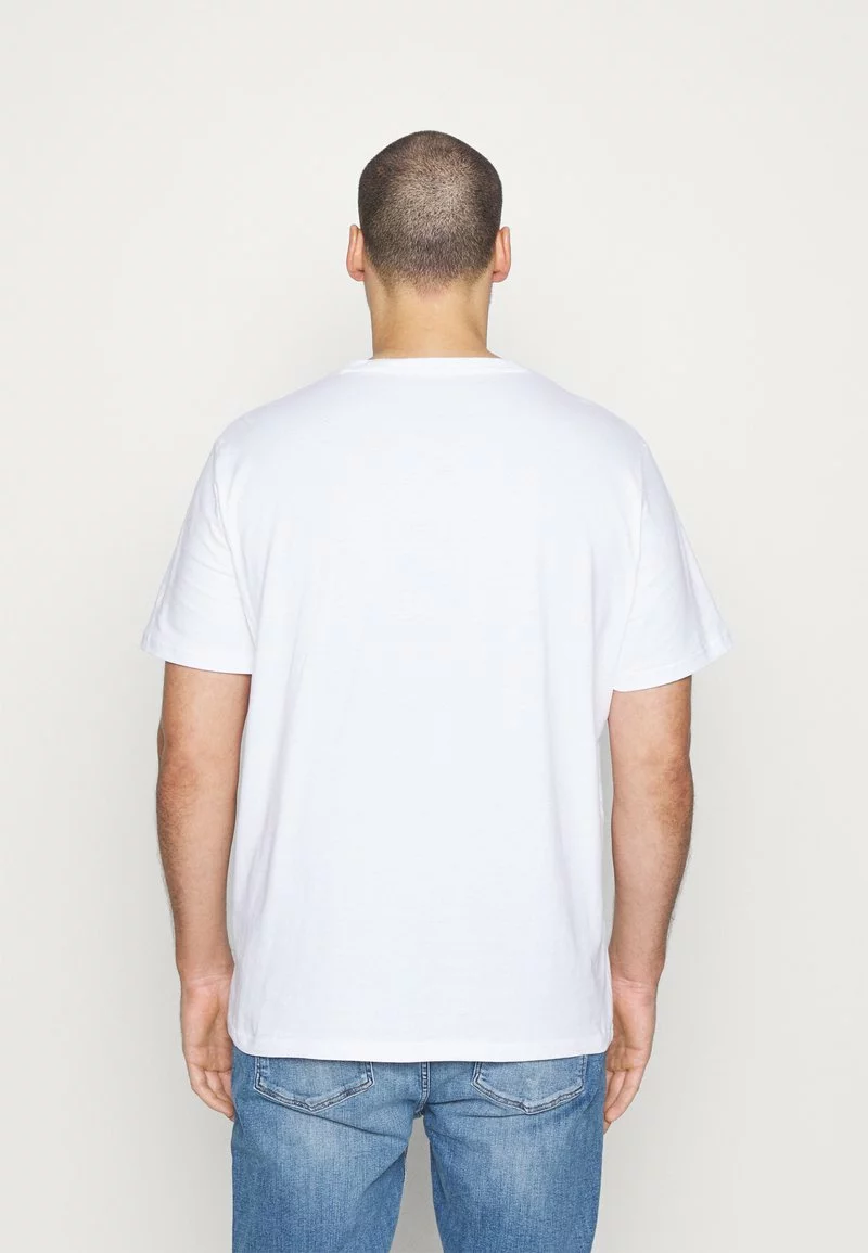 Pier One Uomo 3 PACK - T-shirt Basic - White - immagine 3