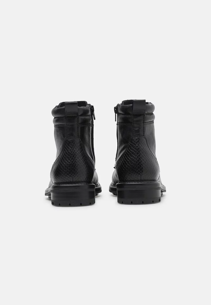 Pier One Uomo Stivaletti Stringati - Black - immagine 3