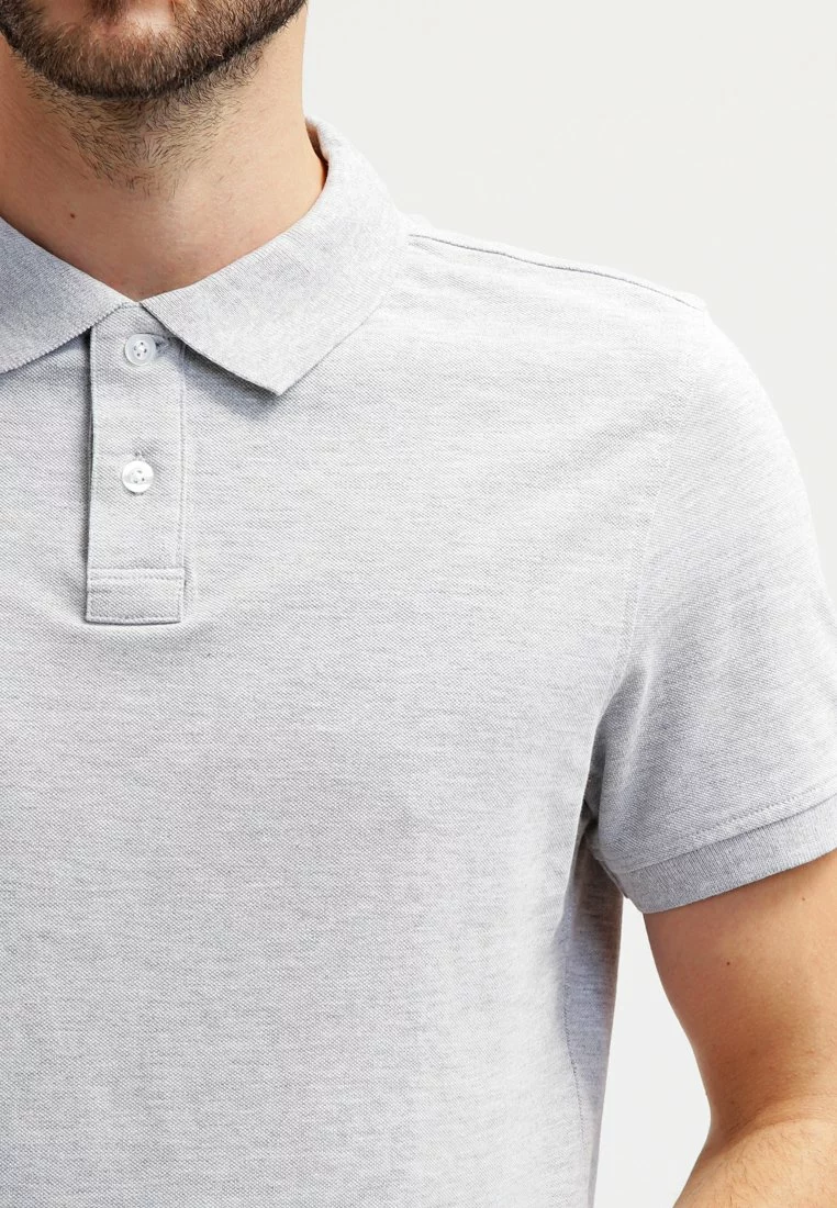 Pier One Uomo Polo - Light Grey Melange - immagine 5