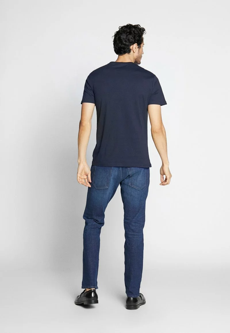 Pier One Uomo 4 PACK - T-shirt Basic - Black/white/blue - immagine 3