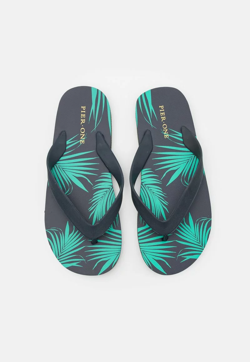 Pier One Uomo 2 PACK - Infradito Da Bagno - Dark Blue/green - immagine 4