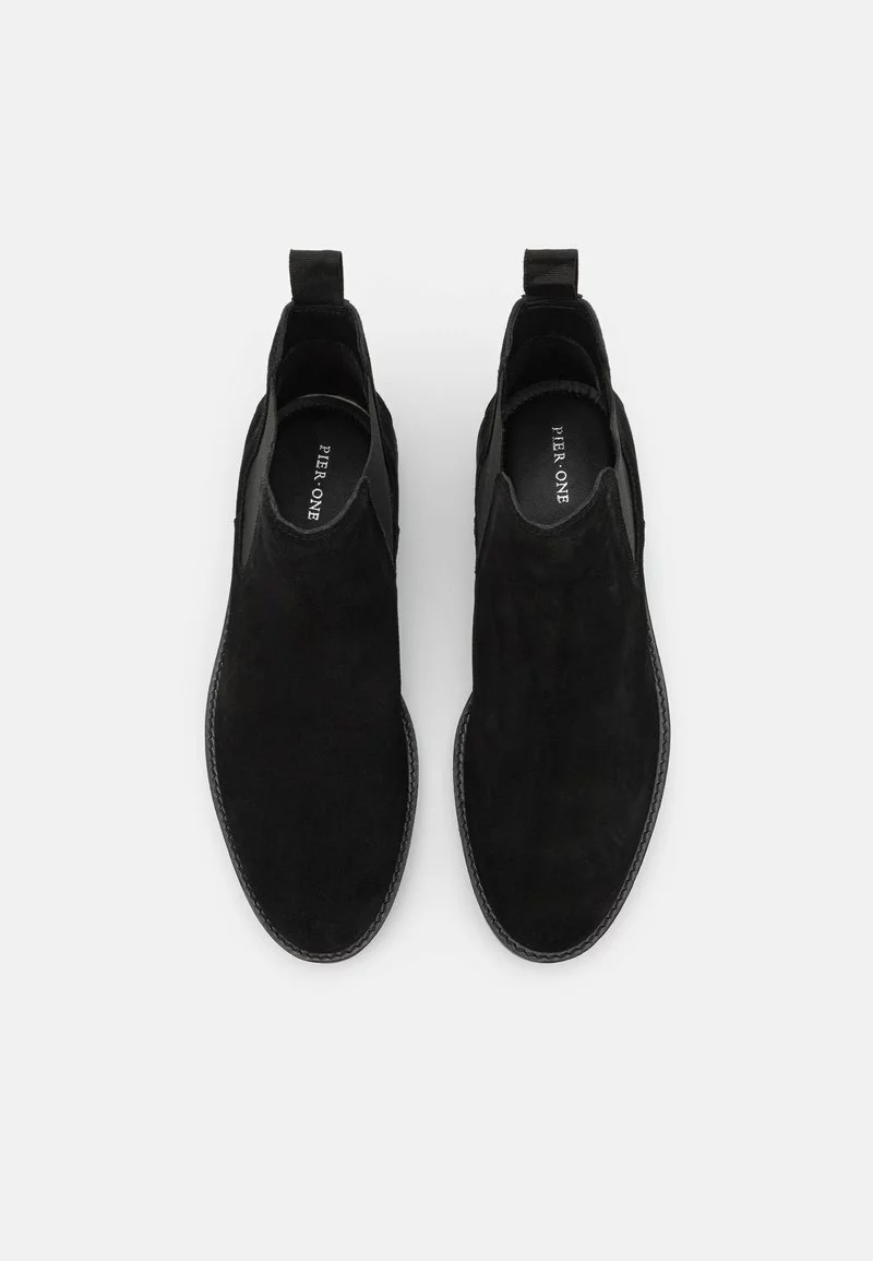 Pier One Uomo LEATHER - Stivaletti - Black - immagine 4