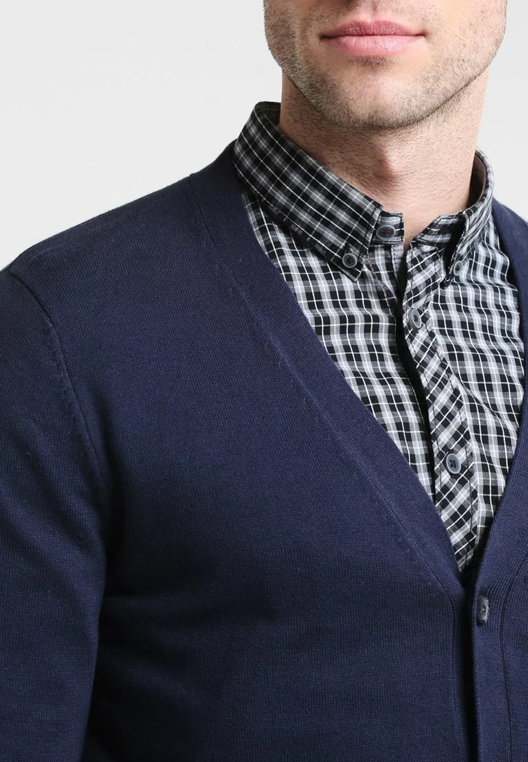 Pier One Uomo Cardigan - Dark Blue - immagine 4