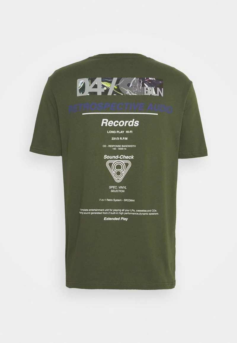Pier One Uomo T-shirt Con Stampa - Green - immagine 8