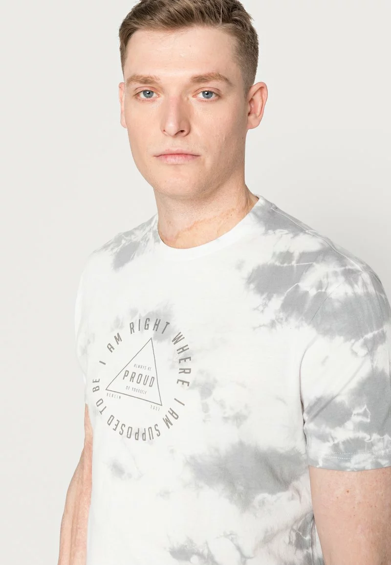 Pier One Uomo T-shirt Con Stampa - Grey - immagine 5