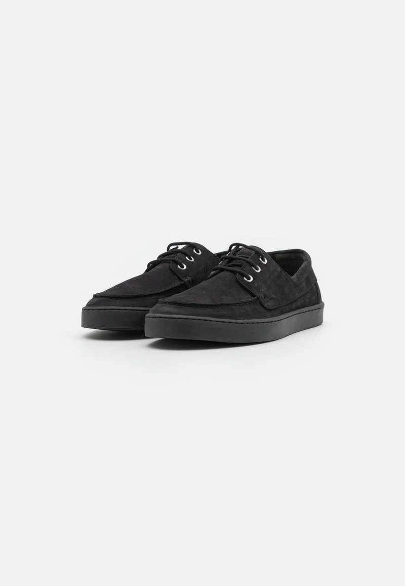 Pier One Uomo LEATHER - Sneakers Basse - Black - immagine 2