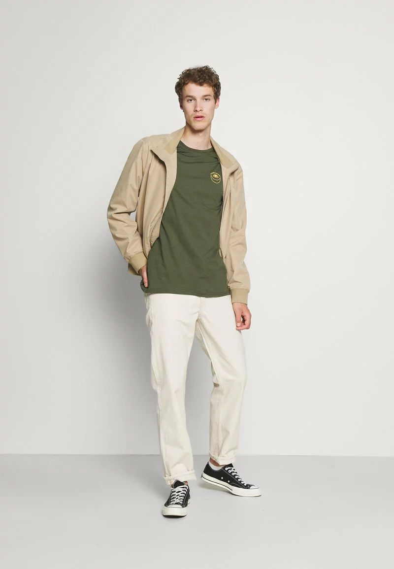 Pier One Uomo T-shirt Con Stampa - Olive - immagine 2