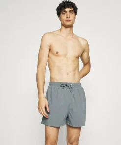 Pier One Uomo PEACHY SOFT BEACH SHORTS - Shorts Da Mare - Dark Grey