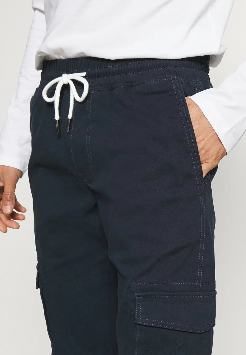 Pier One Uomo Pantaloni Cargo - Dark Blue - immagine 6