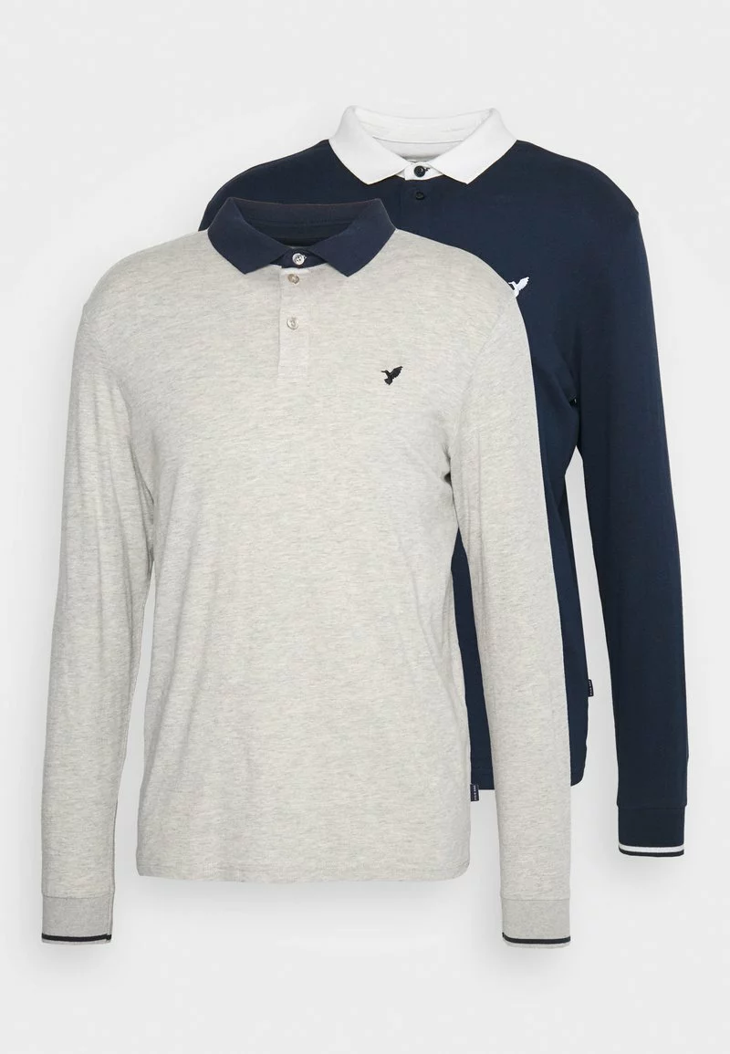 Pier One Uomo 2 PACK - Polo - Dark Blue/mottled Beige - immagine 6