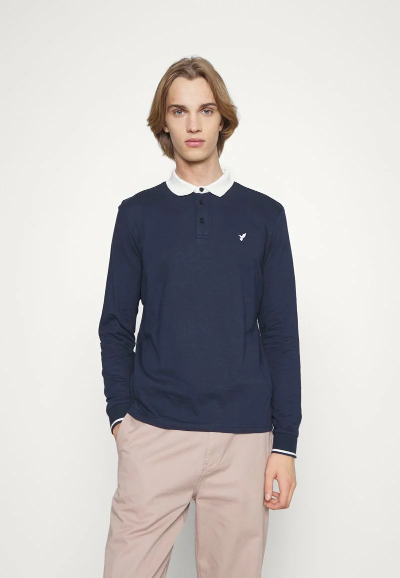 Pier One Uomo 2 PACK - Polo - Dark Blue/mottled Beige - immagine 2