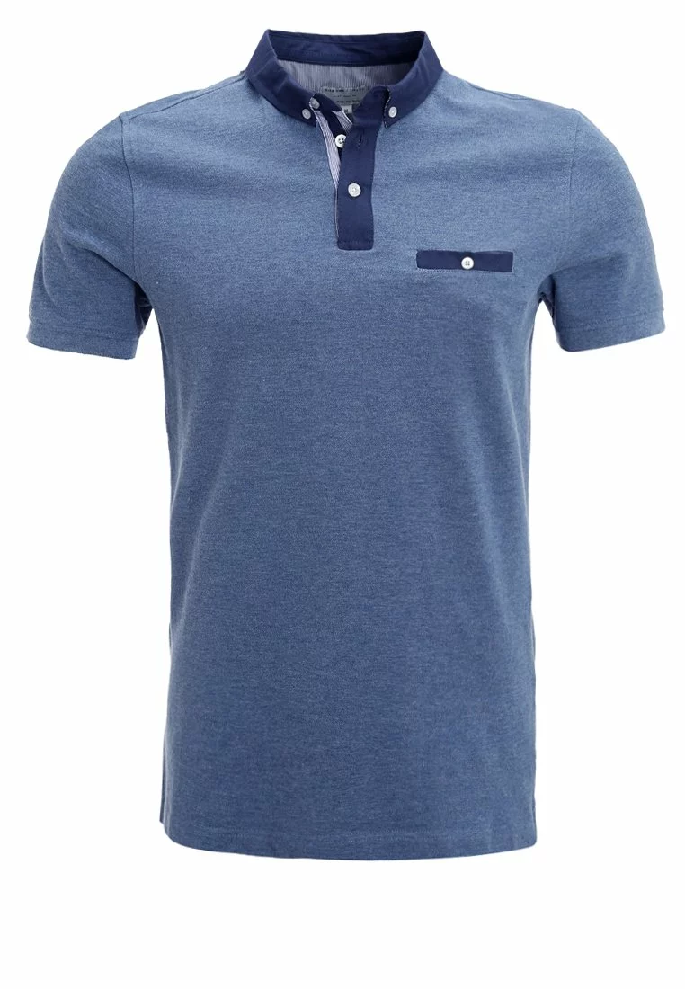 Pier One Uomo Polo - Blue Melange - immagine 6