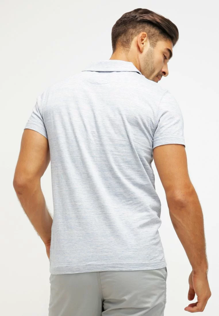 Pier One Uomo Polo - Light Blue Melange - immagine 3