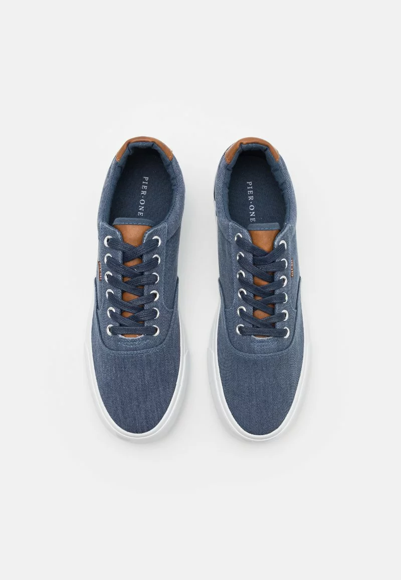 Pier One Uomo Sneakers Basse - Dark Blue - immagine 4