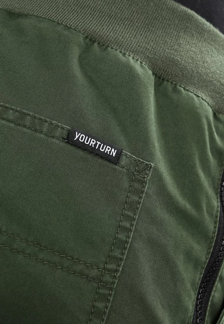 Pier One Uomo Pantaloni Cargo - Dark Green - immagine 6