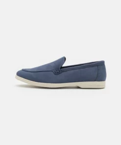 Pier One Uomo Scarpe Senza Lacci - Blue