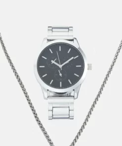 Pier One SET UNISEX - Orologio - Silver-coloured