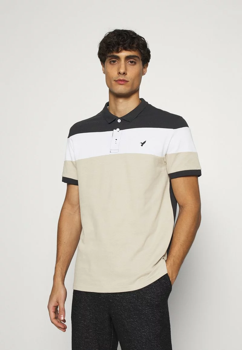 Pier One Uomo Polo - Black/sand