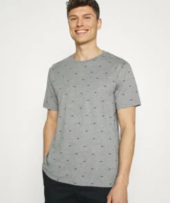 Pier One Uomo T-shirt Con Stampa - Grey