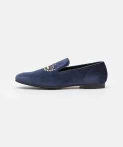 Pier One Uomo Scarpe Senza Lacci - Blue