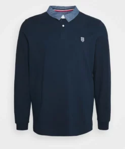 Pier One Uomo Maglietta A Manica Lunga - Dark Blue