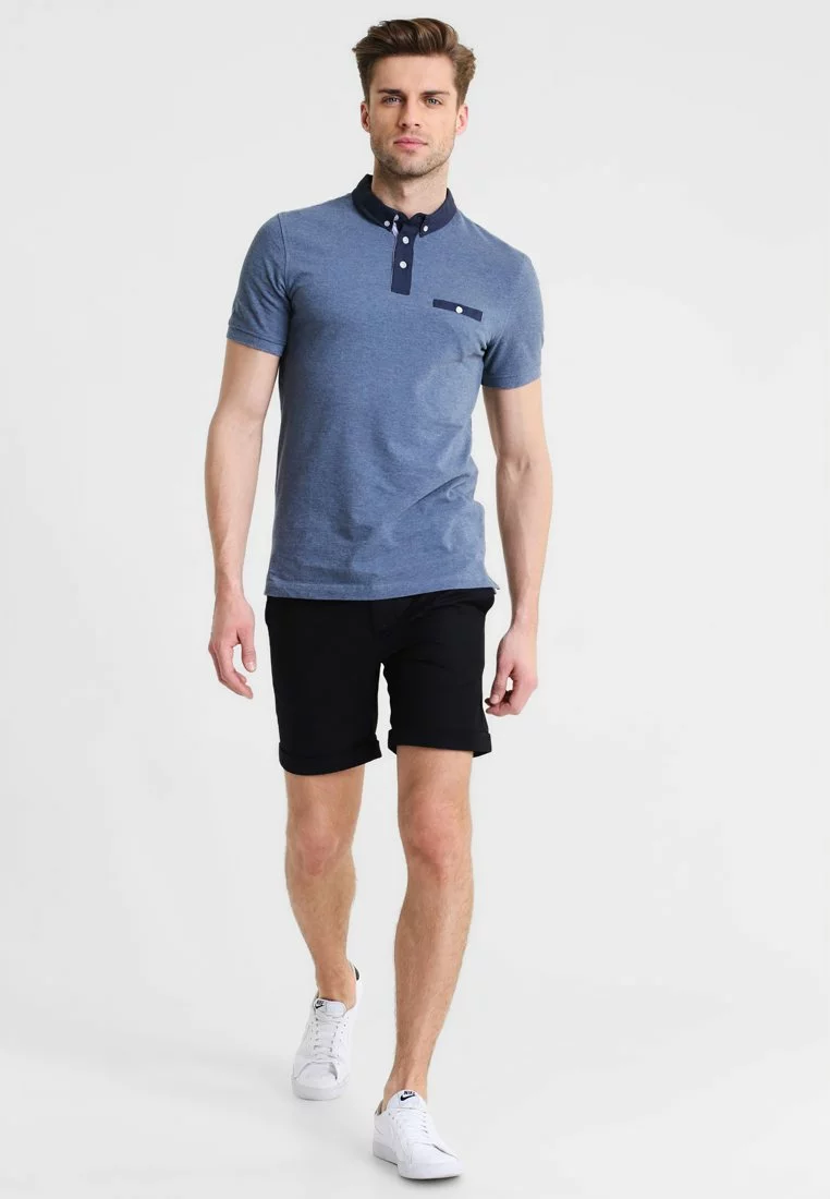 Pier One Uomo Polo - Blue Melange - immagine 2