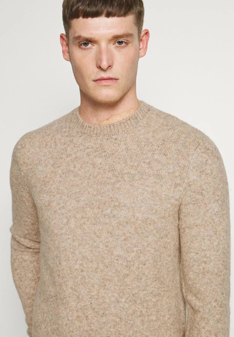 Pier One Uomo Maglione - Mottled Beige - immagine 6