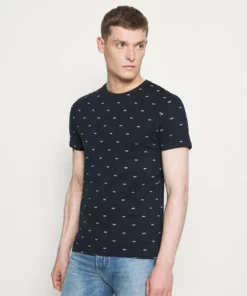 Pier One Uomo T-shirt Con Stampa - Dark Blue