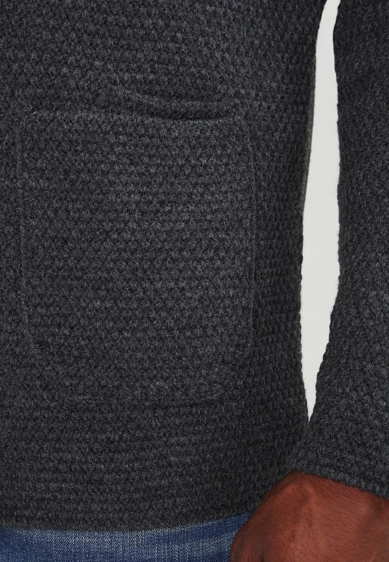 Pier One Uomo Cardigan - Mottled Dark Grey - immagine 5