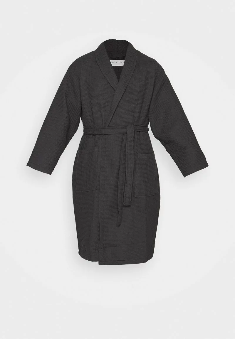 Pier One Uomo Accappatoio - Black - immagine 4
