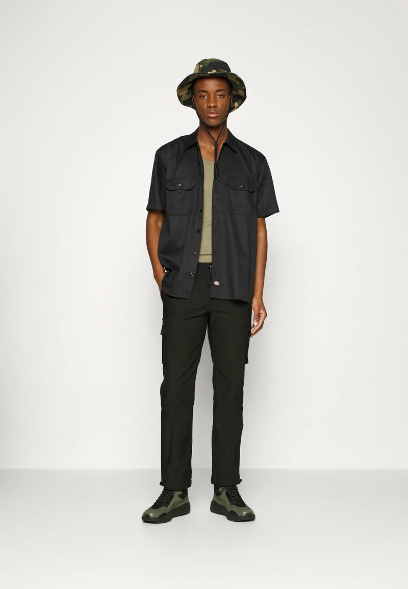 Pier One Uomo Pantaloni Cargo - Black - immagine 2