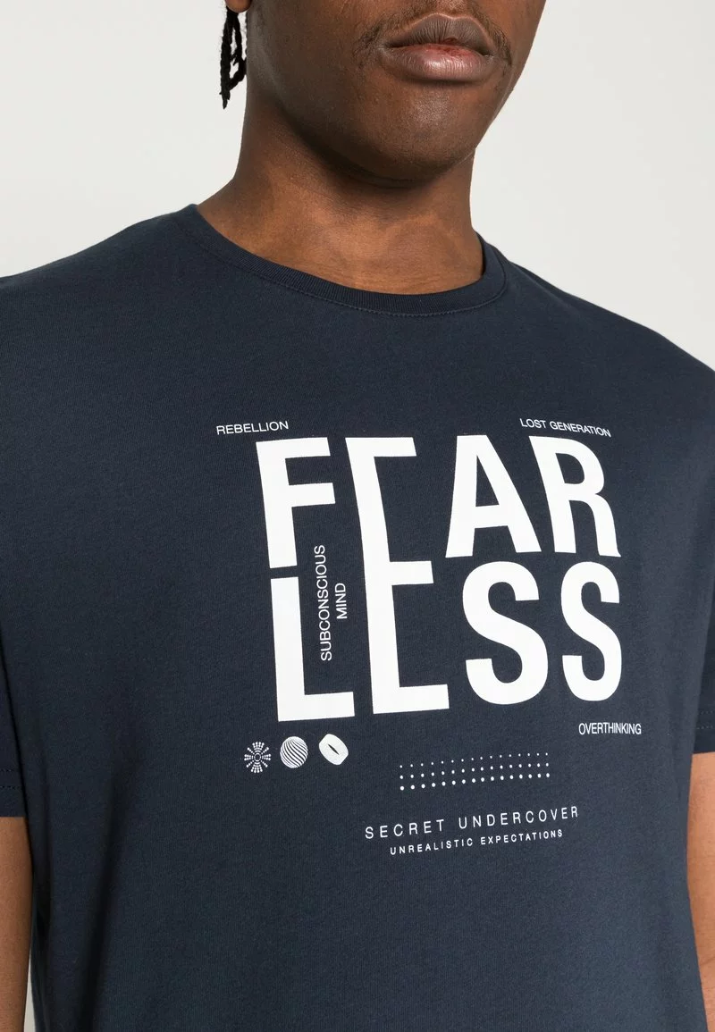 Pier One Uomo T-shirt Con Stampa - Dark Blue - immagine 5