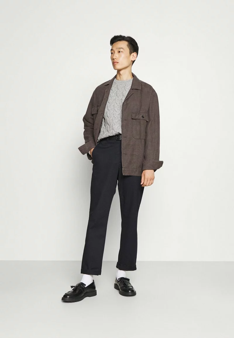 Pier One Uomo Maglione - Mottled Light Grey - immagine 2