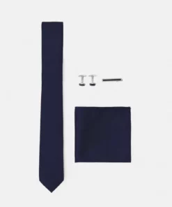 Pier One Uomo SET - Fazzoletti Da Taschino - Dark Blue