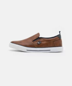 Pier One UNISEX - Sneakers Basse - Cognac