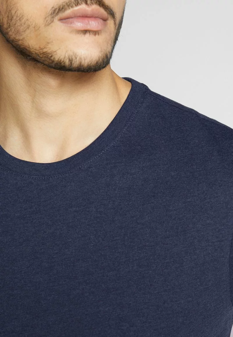 Pier One Uomo 4 PACK - T-shirt Basic - Black/white/blue - immagine 5