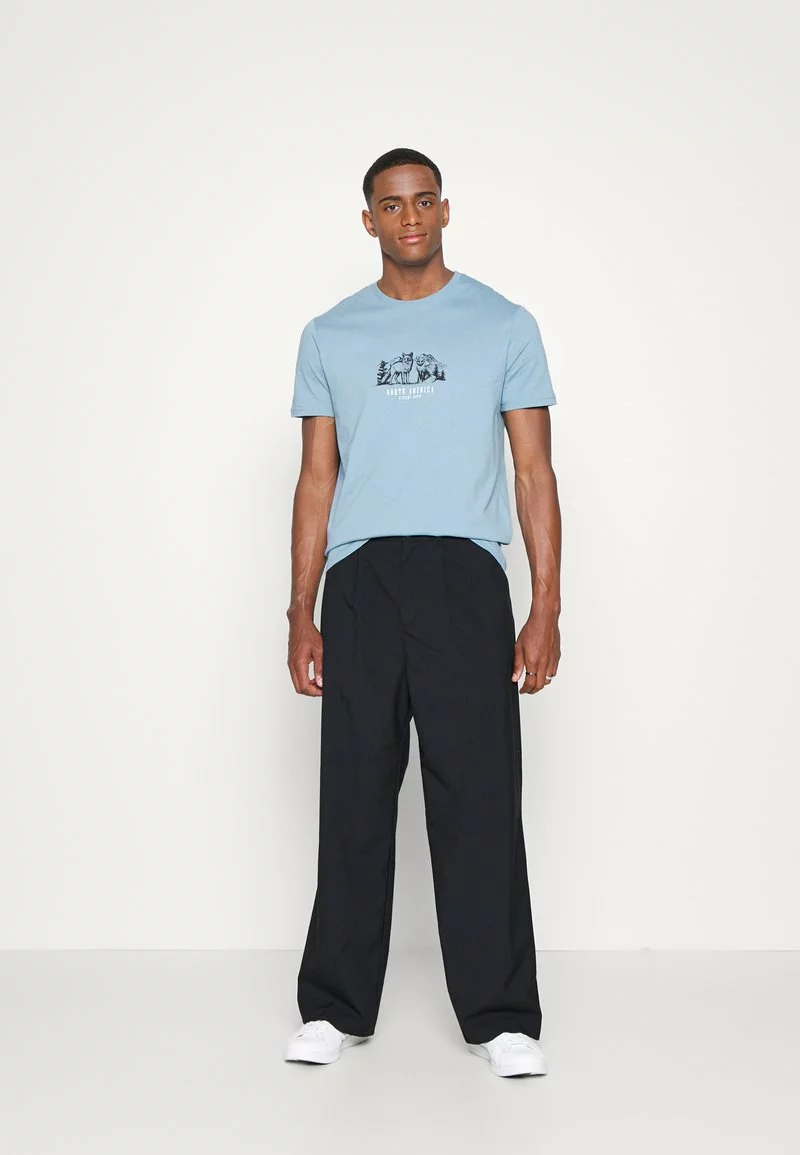 Pier One Uomo GRAPHIC T-SHIRT - T-shirt Con Stampa - Dark Blue - immagine 2