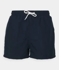 Pier One Uomo Shorts Da Mare - Dark Blue