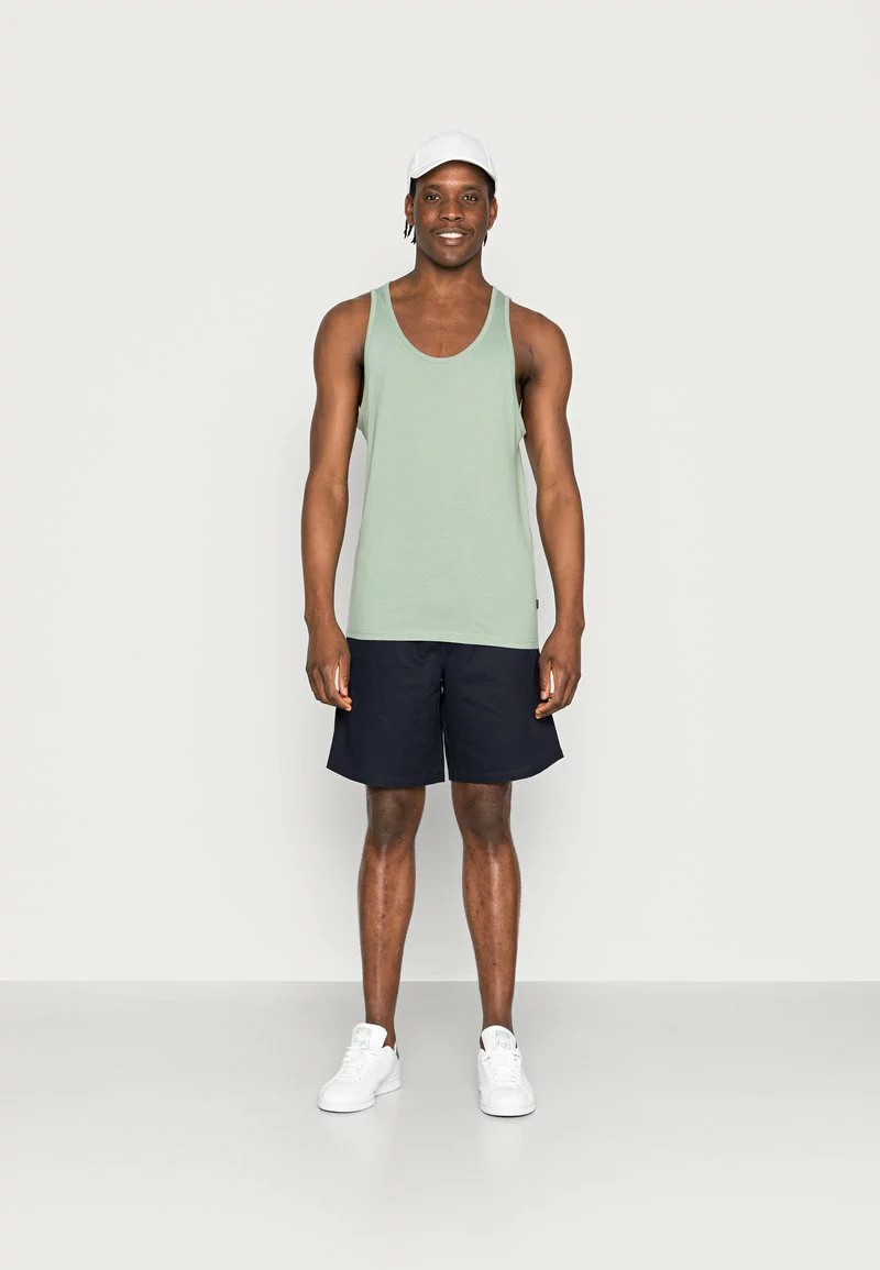 Pier One Uomo 3 PACK - Top - Dark Grey / Green / Bordeaux