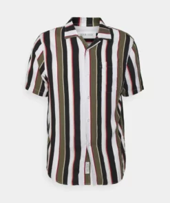 Pier One Uomo Camicia - Khaki/dark Blue