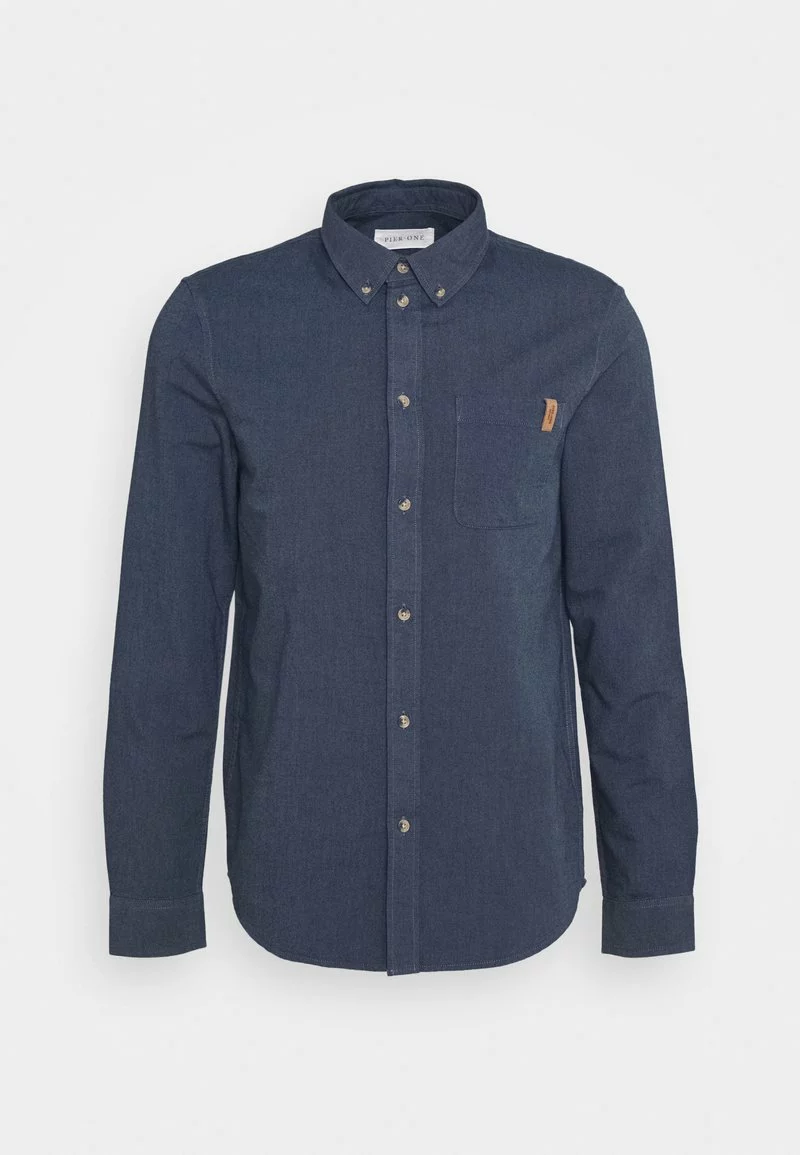 Pier One Uomo Camicia - Dark Blue