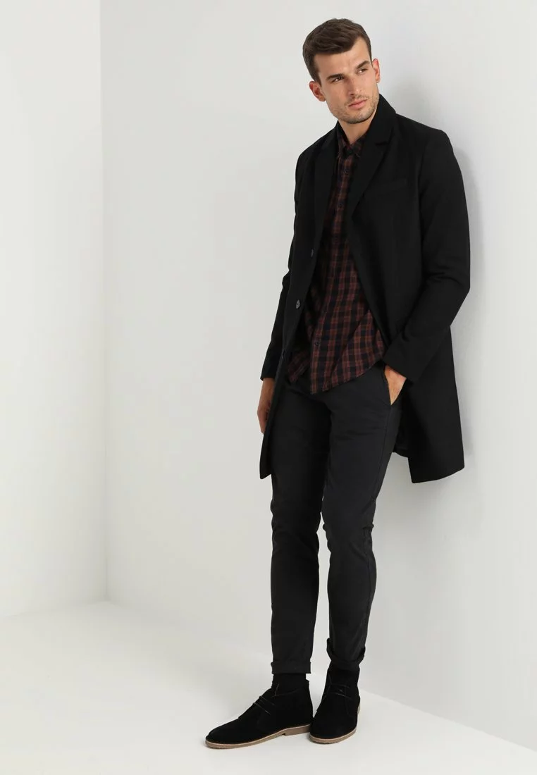 Pier One Uomo Cappotto Classico - Black - immagine 2