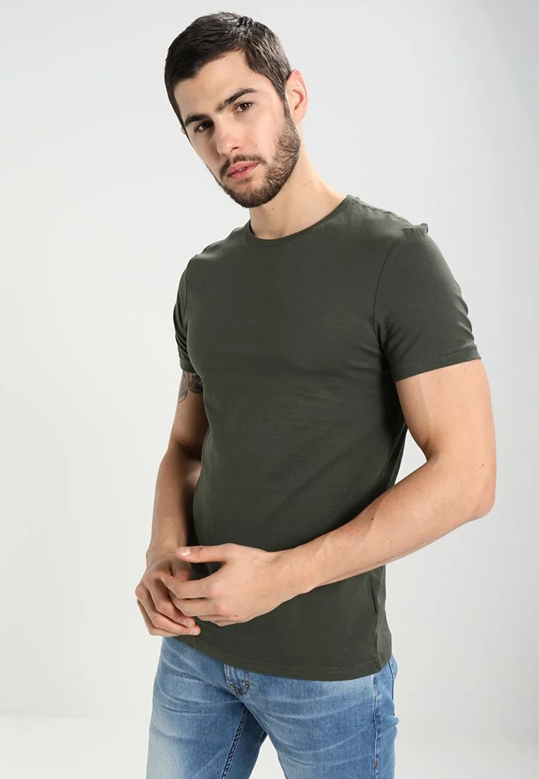 Pier One Uomo 2 PACK - T-shirt Basic - Black - immagine 4