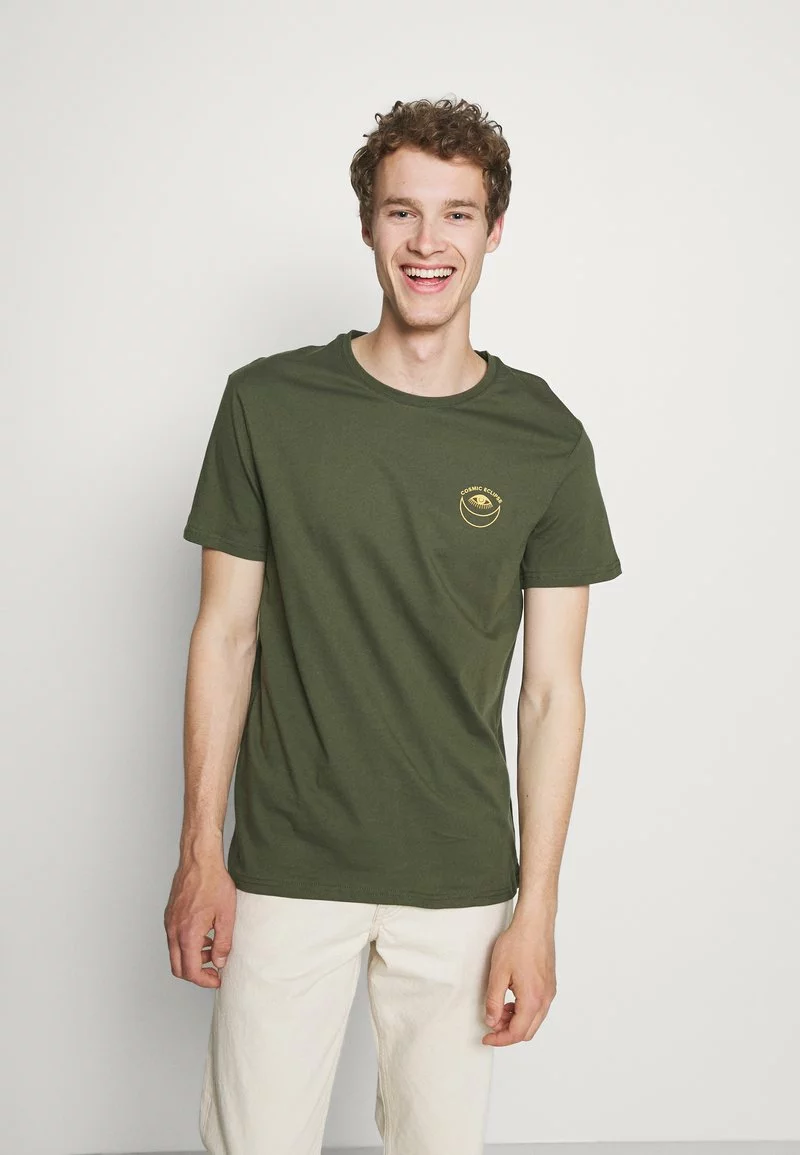 Pier One Uomo T-shirt Con Stampa - Olive