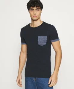 Pier One Uomo T-shirt Con Stampa - Dark Blue