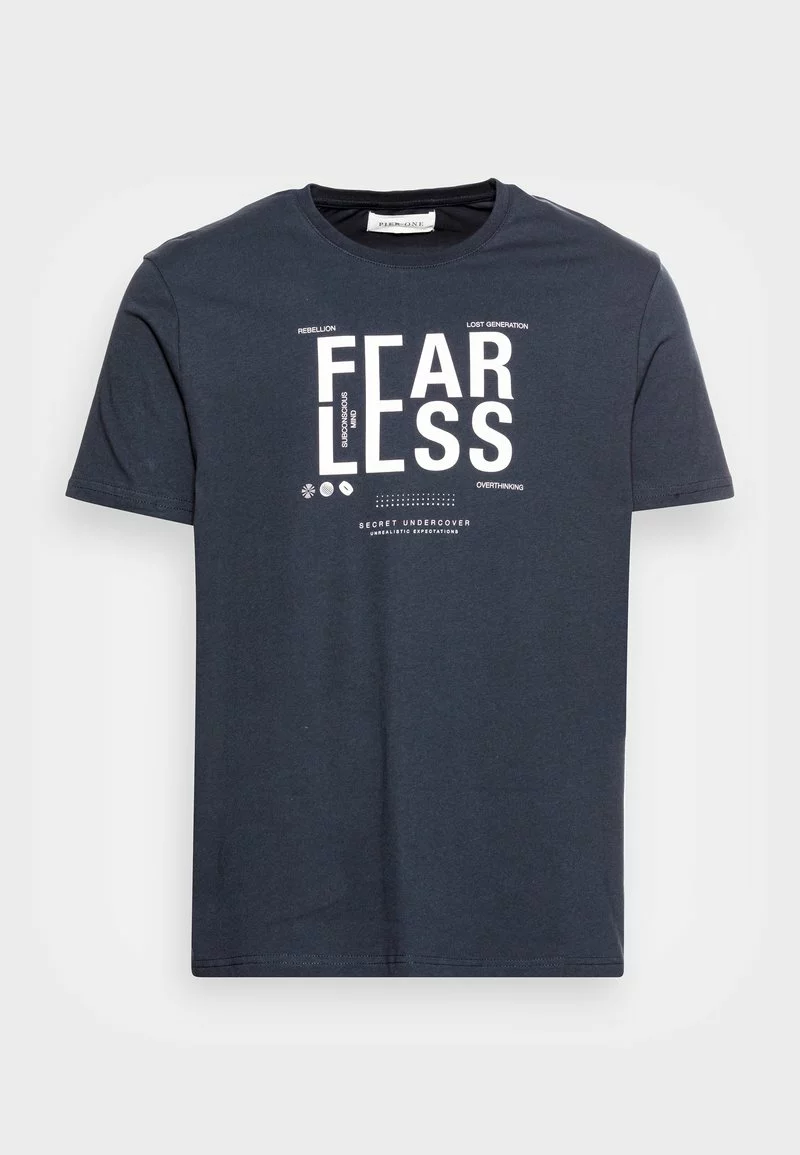 Pier One Uomo T-shirt Con Stampa - Dark Blue - immagine 4
