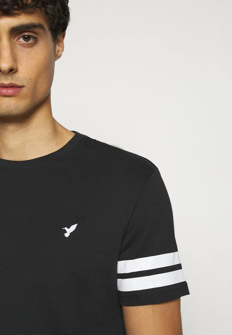 Pier One Uomo T-shirt Con Stampa - Black - immagine 4