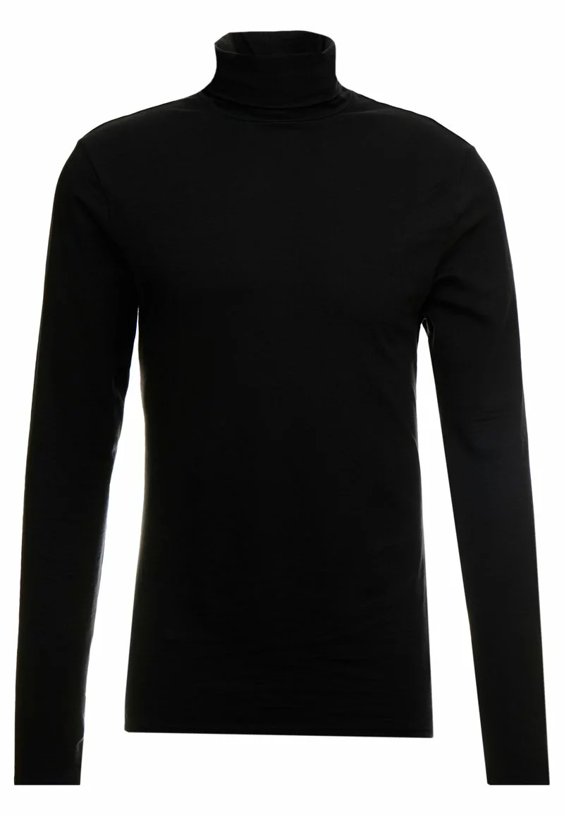 Pier One Uomo Maglietta A Manica Lunga - Black - immagine 4