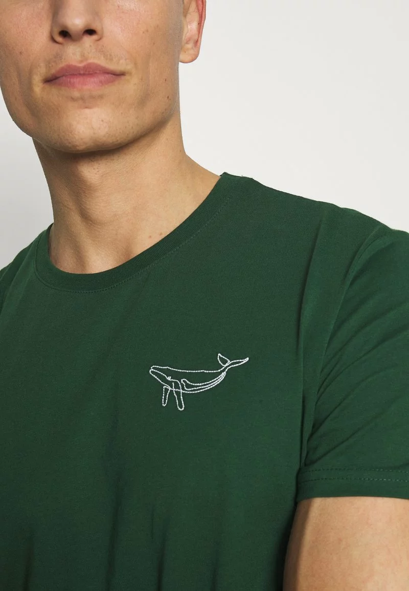 Pier One Uomo T-shirt Con Stampa - Dark Green - immagine 5